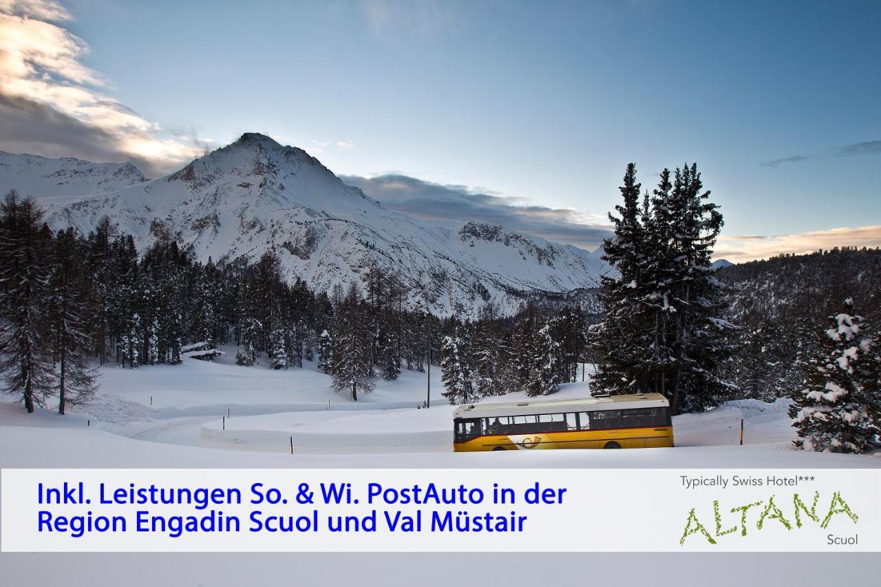 Typically Swiss Hotel Altana Скуол Екстериор снимка