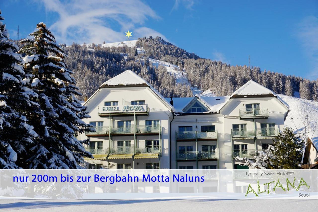 Typically Swiss Hotel Altana Скуол Екстериор снимка