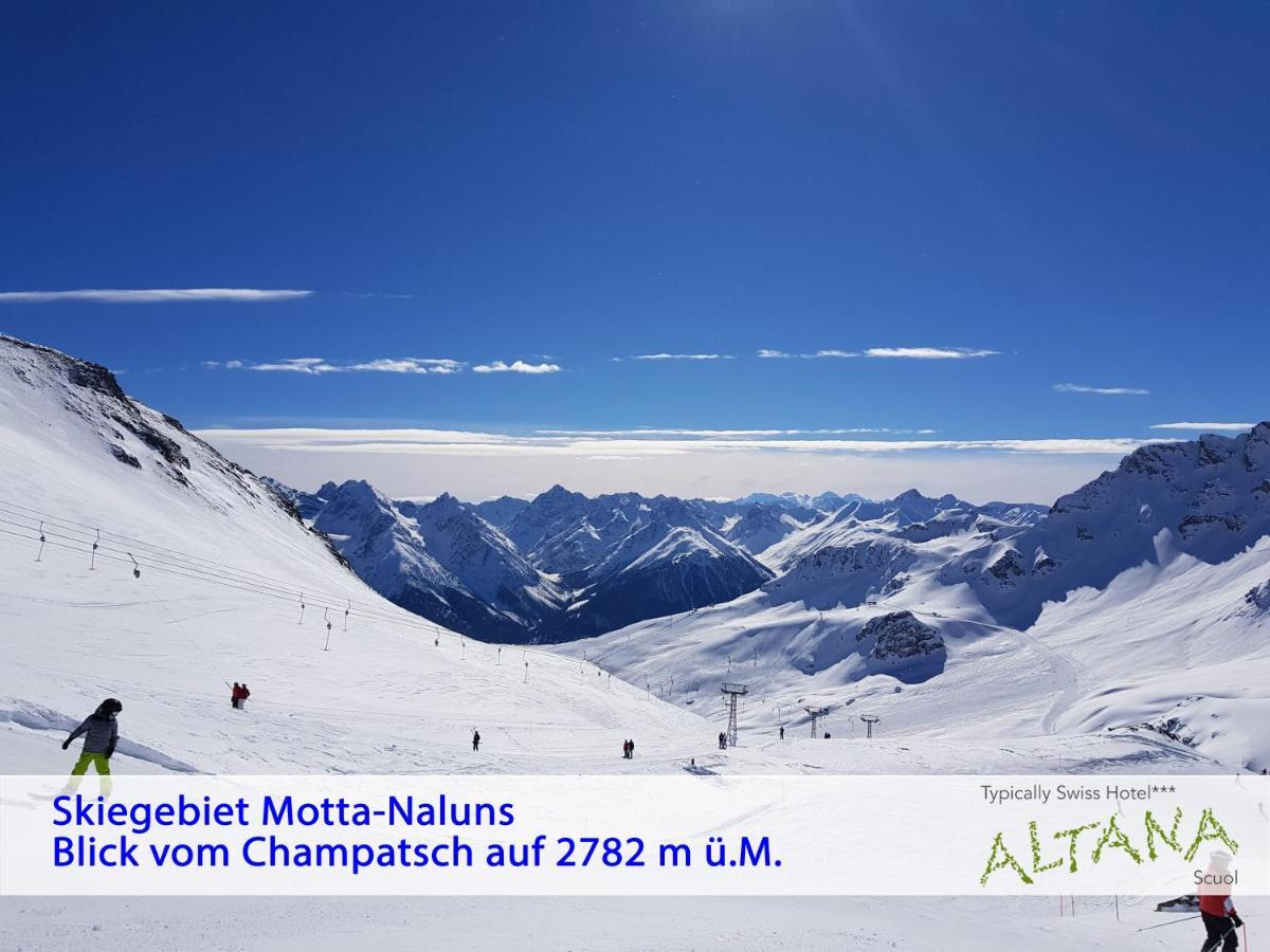 Typically Swiss Hotel Altana Скуол Екстериор снимка